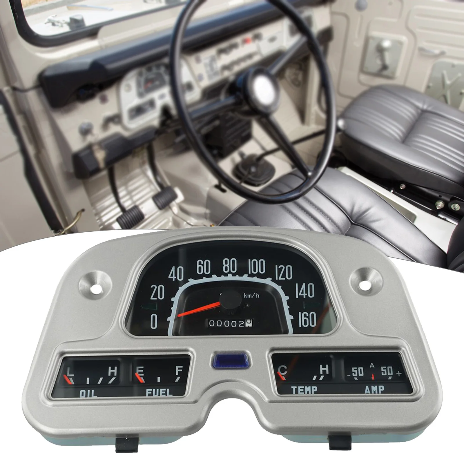 

Gray Meter Gauge Cluster Plastic Material For Toyota For Land For Cruiser FJ40 FJ45 83100-60180 Instrument Clusters