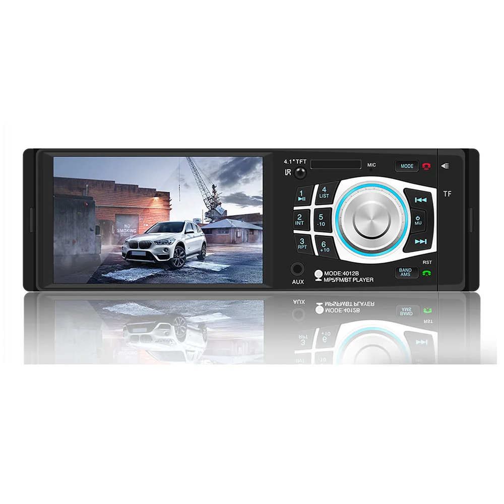 5PCS 4012b Car Mp5 Mp4 Mp3 Player Card Inserted Machine Usb Disk Bluetooth Phone Rear View