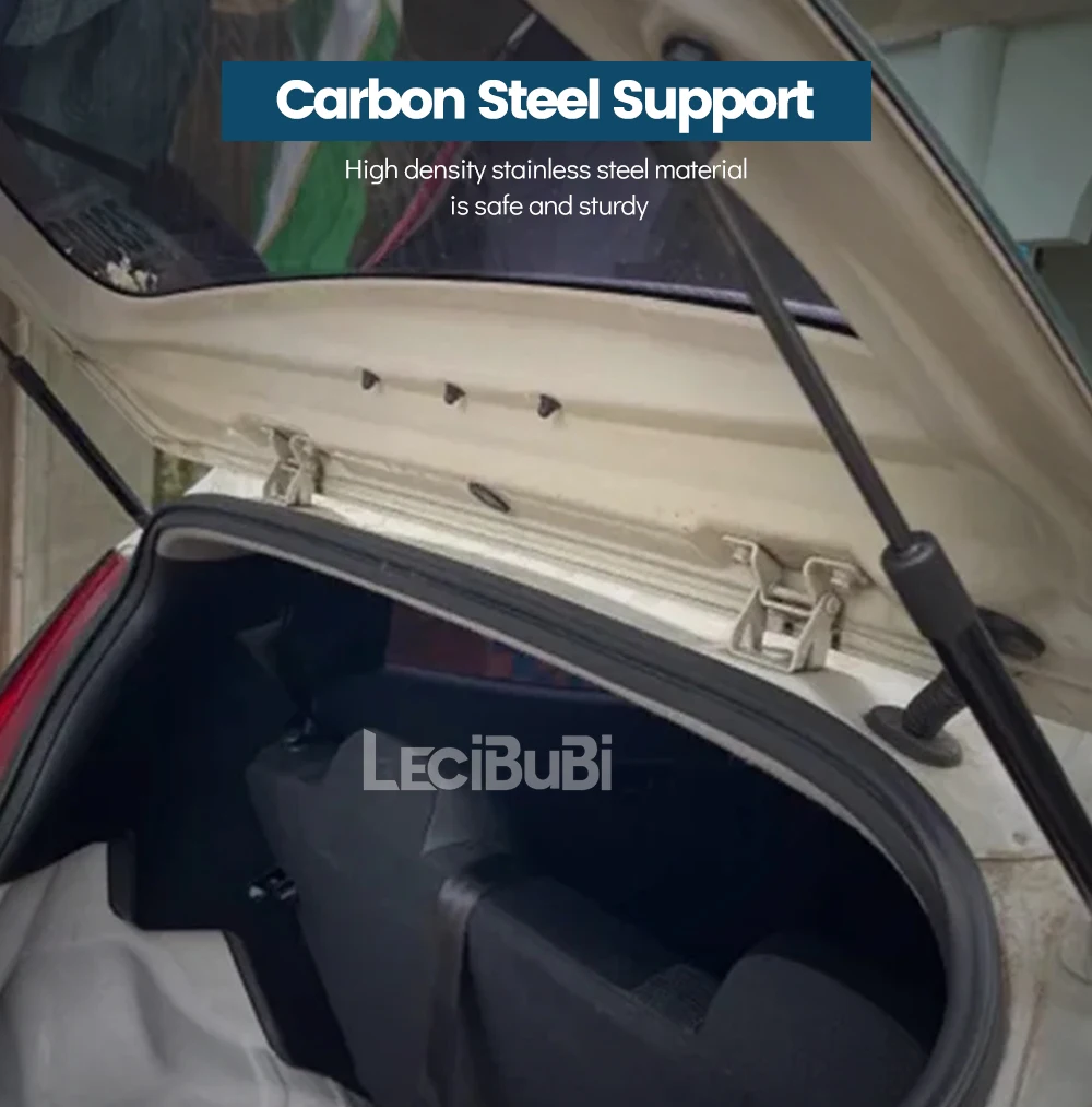 Für Hyundai Eon 2012-2019 2 stücke Hinten Stamm Heckklappe Strut Boot Lift Unterstützung Bars Gas Frühling Dämpfer Stange zubehör 2017 2018 – Detail 3
