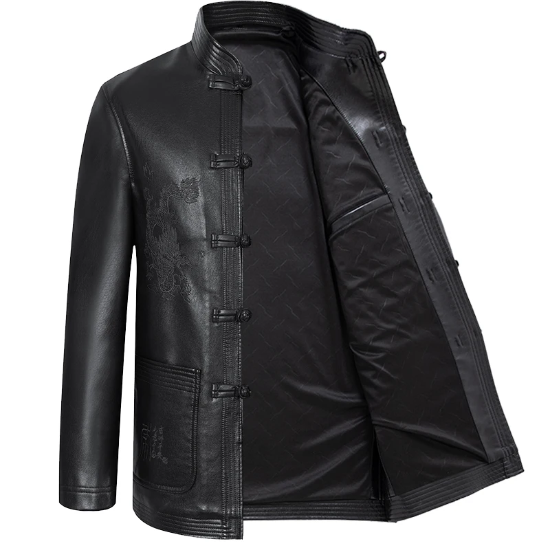 Autunm Winter New Tai Chi Clothing Male Tang Suit Chinese Traditional Thick Warm Kung Fu Wushu Cotton-padded Clothes