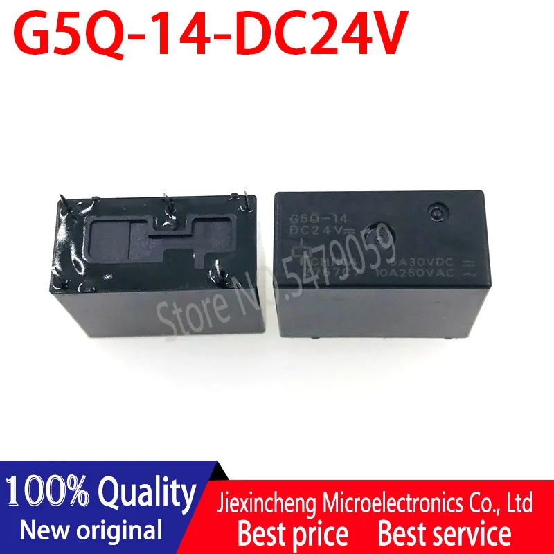 

G5Q-14-DC24V G5Q-14-24V G5Q-14 10A 250VAC G5Q-14-DC12V G5Q-14-12V DIP New original