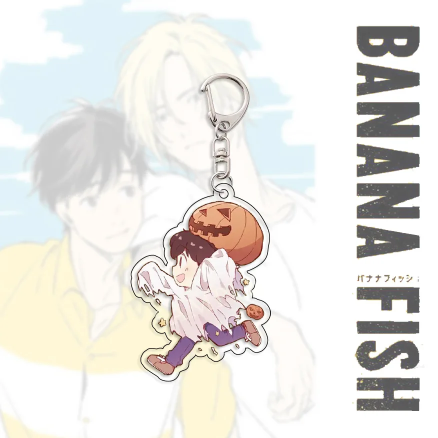 BANANA FISH アクキー part time job ver. banana fish shorter wong part time job acrylic | Depop