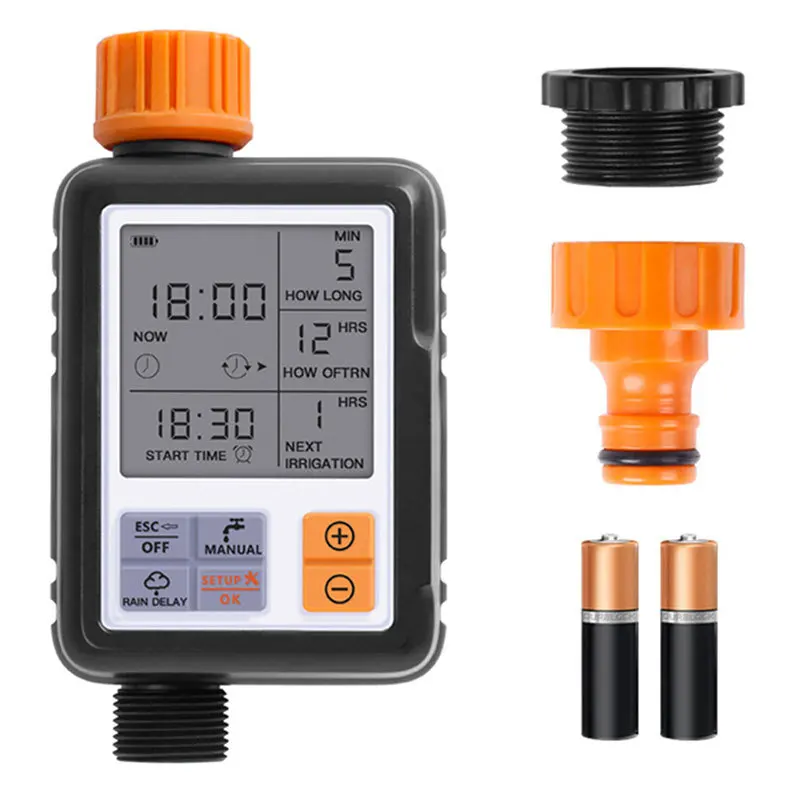 

Garden Watering Timer Irrigation Controller Programmable Automatic Electronic Watering Timer Lcd Screen Irrigation Timer System