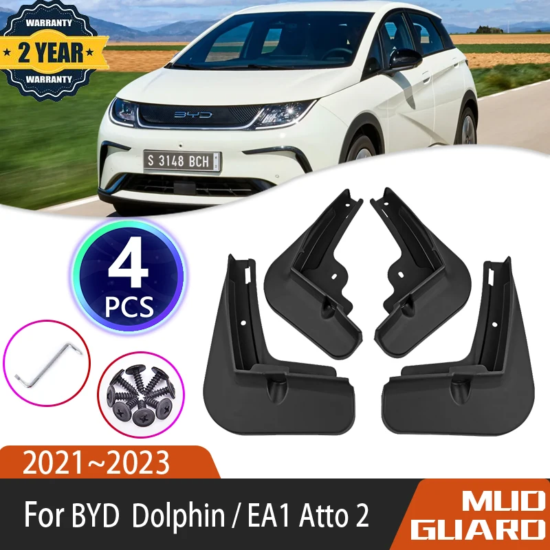 

Car Mudguard For BYD Dolphin EA1 Atto 2 2021 2022 2023 Anti-splash Car Mud Flap Guard Splash Flap Fender Accessories Mud Flaps