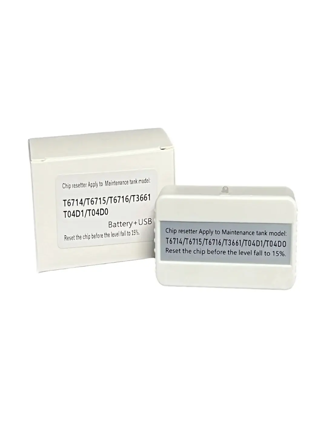 T6714 6714 T671400 Ink Maintenance Box Tank Chip Resetter For EPSON WF-C869R WF-C8610 C8690 C869R C8190 Printer Waste Ink