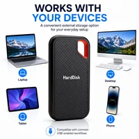 Portable 2TB External Storage SSD Type-C Hard Drive for Student Office Travel Home Use MAC 4