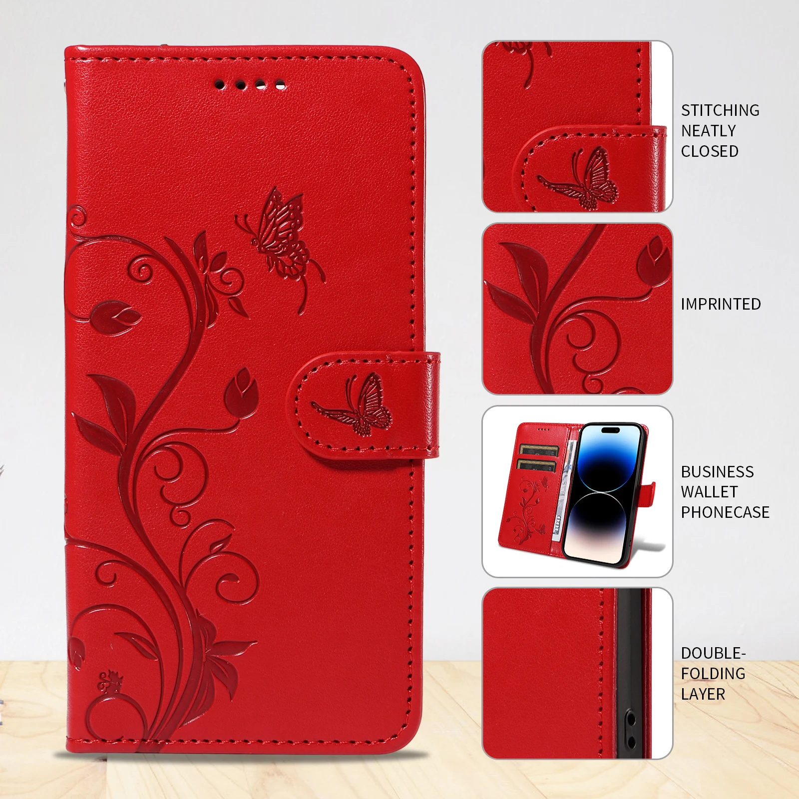 Premium Flip Wallet Case