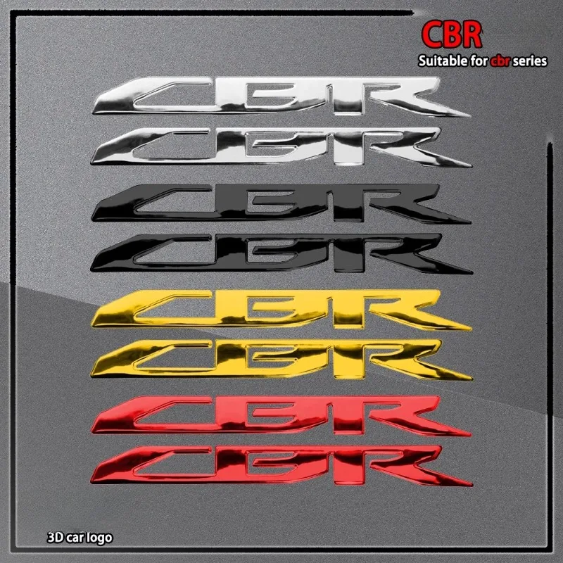 Motorcycle Stickers 3D Emblem Badge Decal Raised Tank Logo For Honda CBR 125R 250R 250RR 500R 650R 650F 600RR 1000RR Accessories