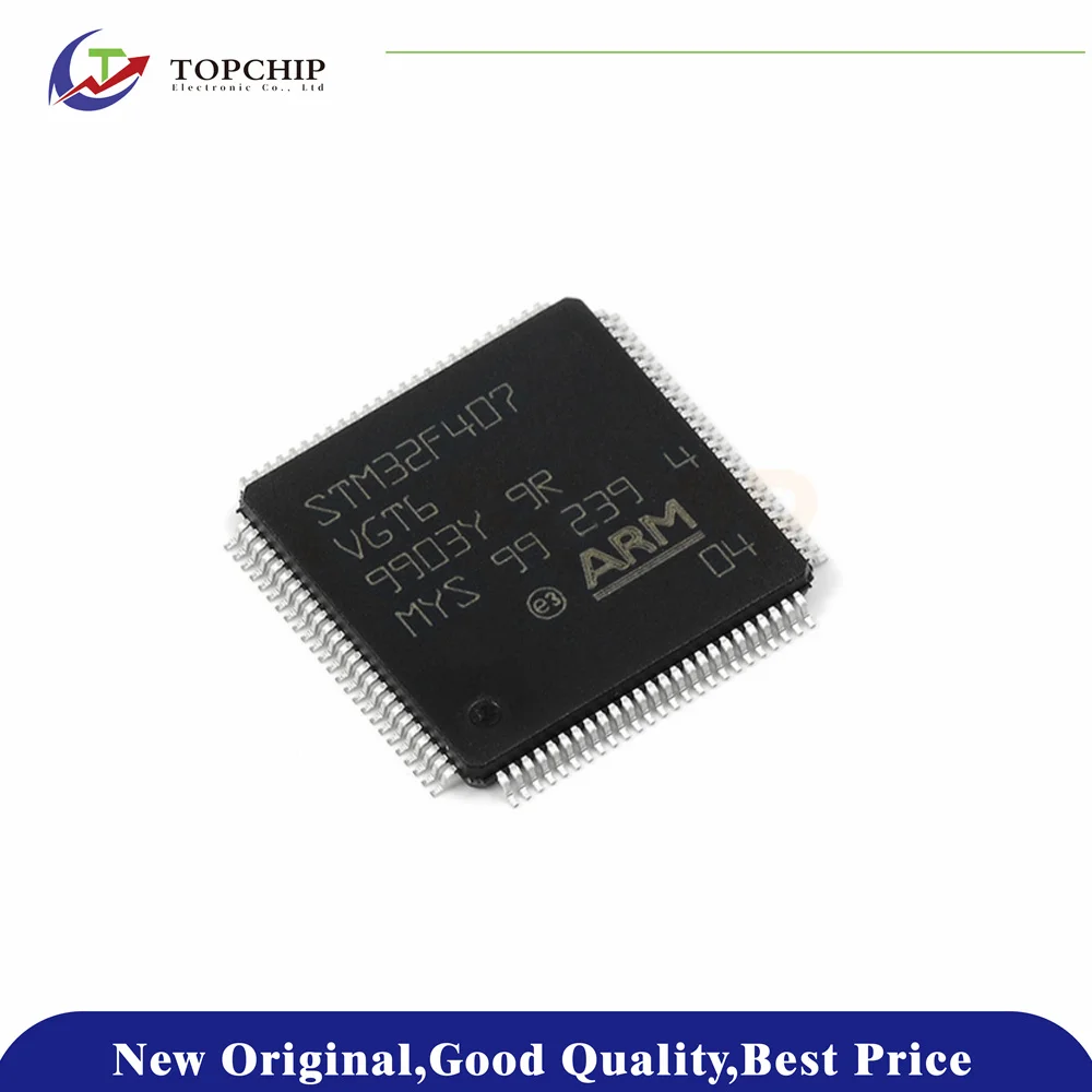 

Pcs New original STM32F407VGT6 1MB 1.8V~3.6V ARM Cortex-M4 192KB 168MHz FLASH 82 LQFP-100(14x14) Microcontroller Units