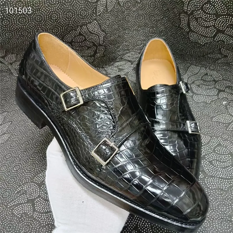 Genuine Crocodile Alligator Skin Shoes Authentic Crocodile Skin