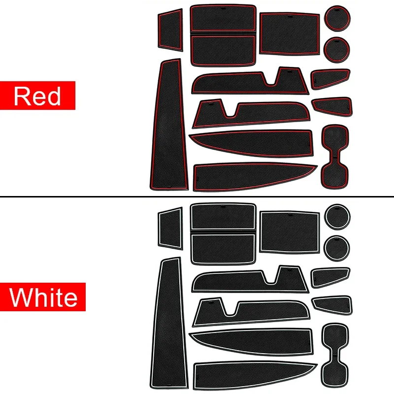 Car Door Slot Pad Cup Gate Groove Mat Anti-Slip Coaster Interior Accessories For Toyota Corolla E210 2019-2021 2022 2023 Hybrid