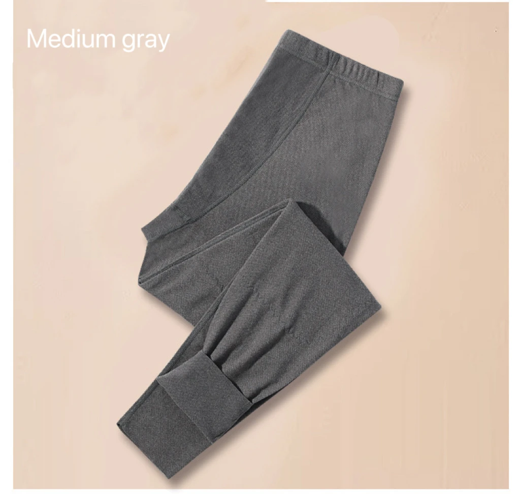 2pcs Men Thermal Bottoms Underwear Winter Legging Pants thermal underwear sets