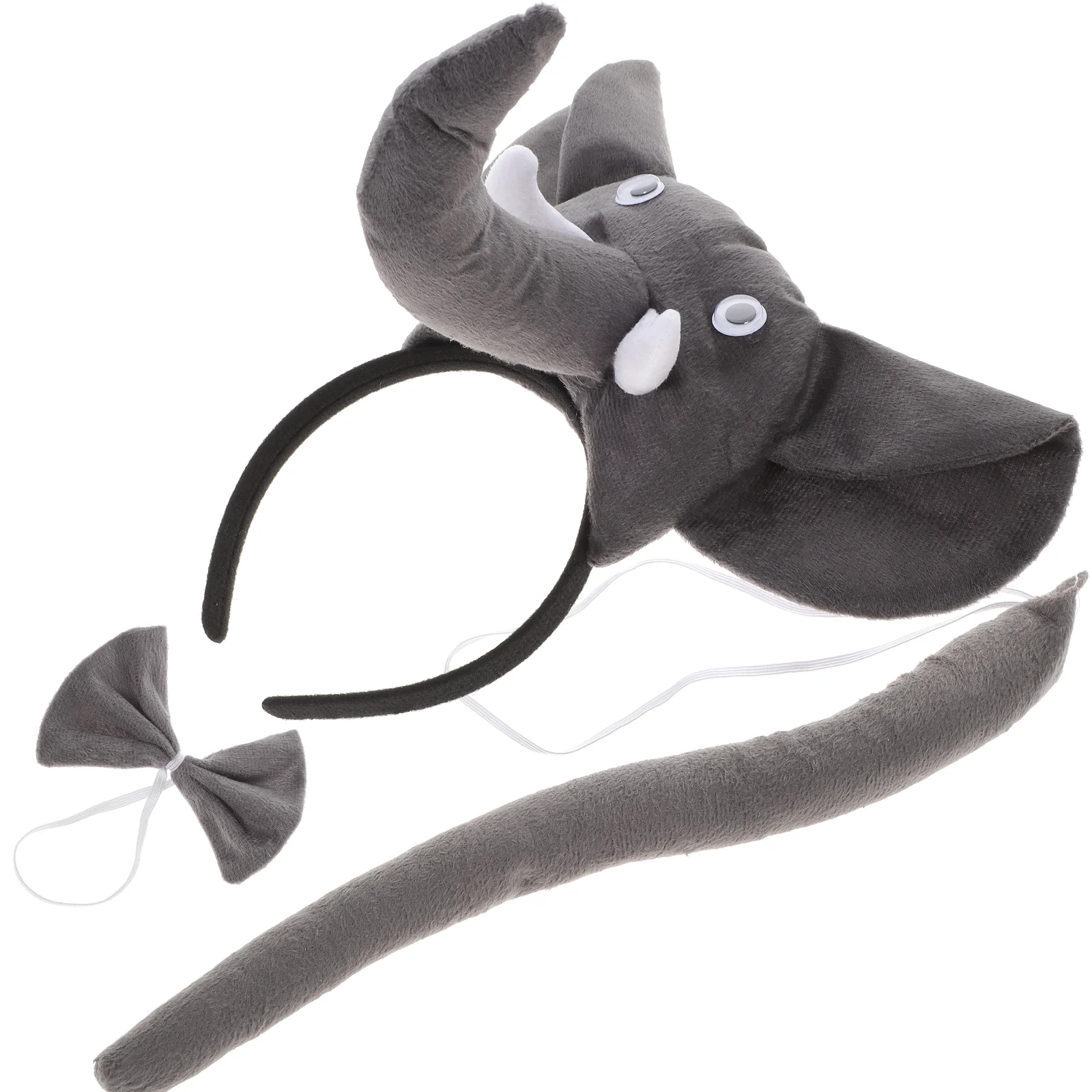

Elephant Headband Carnival Animal Costume Role Play Outfits Clothing Animals Ear Unique Cosplay Prop Child Hair Ties for Kids