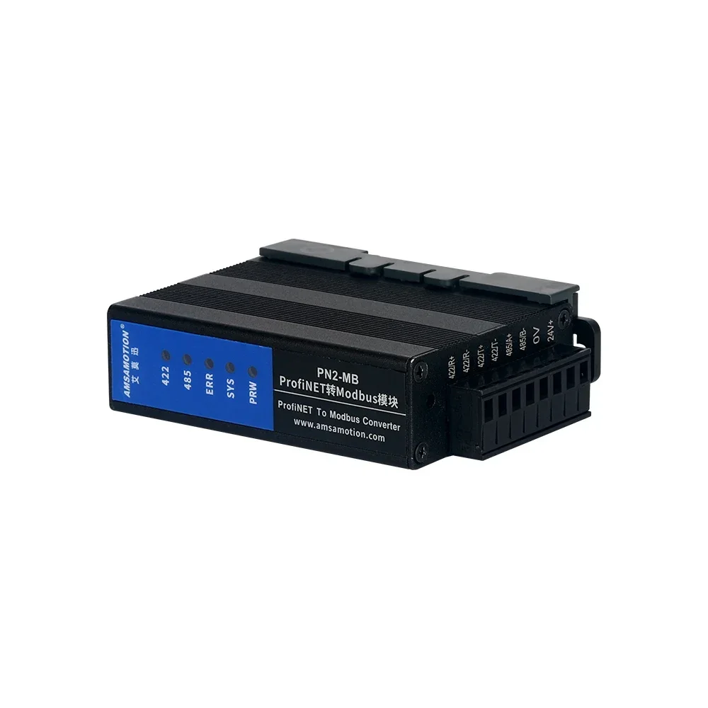 Amsamotion PN1 PN2-MB Profinet-Modbus RTU 프로토콜 변환기 버스 모듈 S7-1200 1500 300 PLC 용 이더넷 TIA Portial