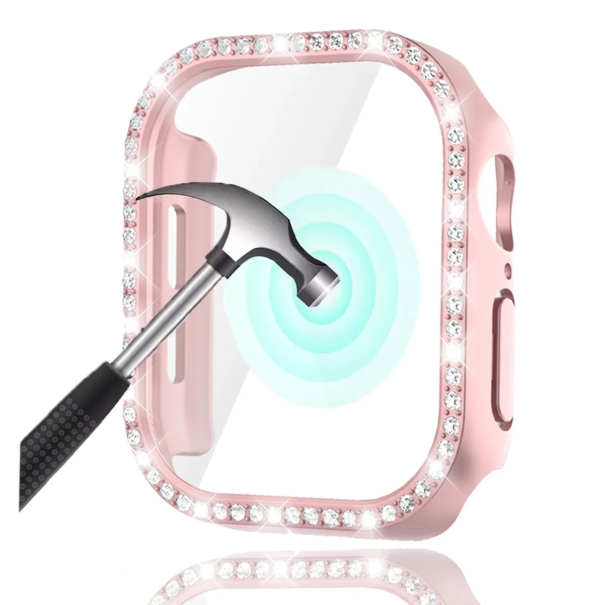 Luxury Bling Diamond Hard Case with Screen Protector