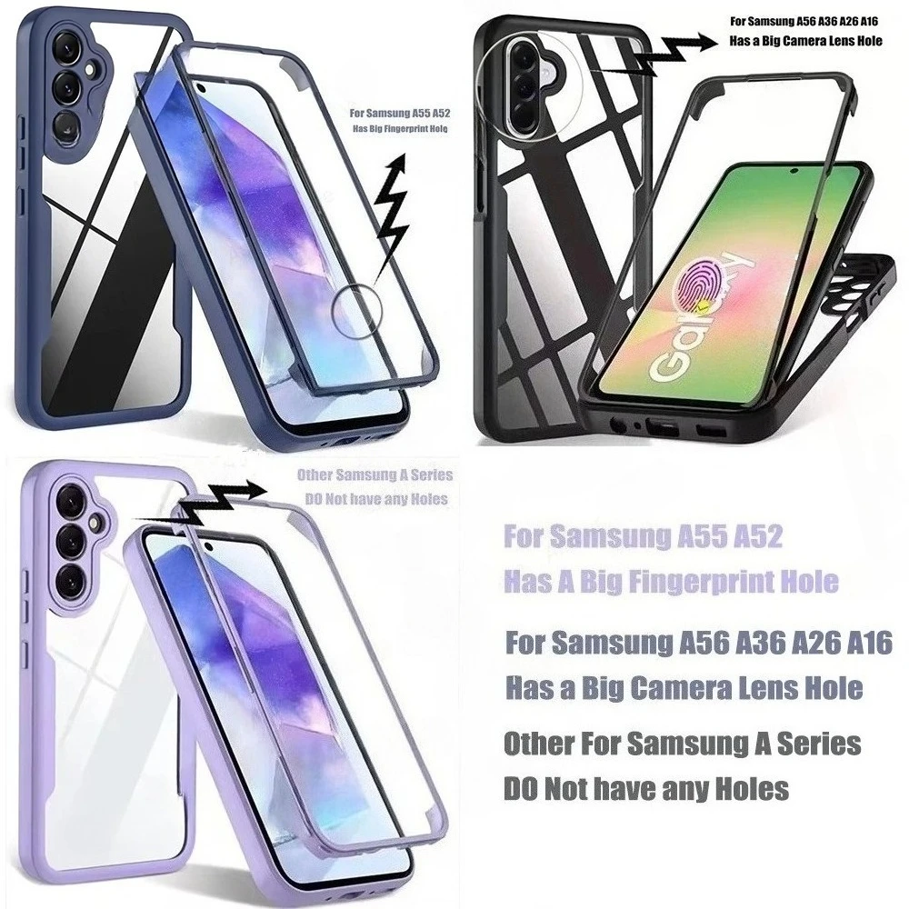 360° Full Coverage Shockproof Phone Case – Durable and Protective Design
