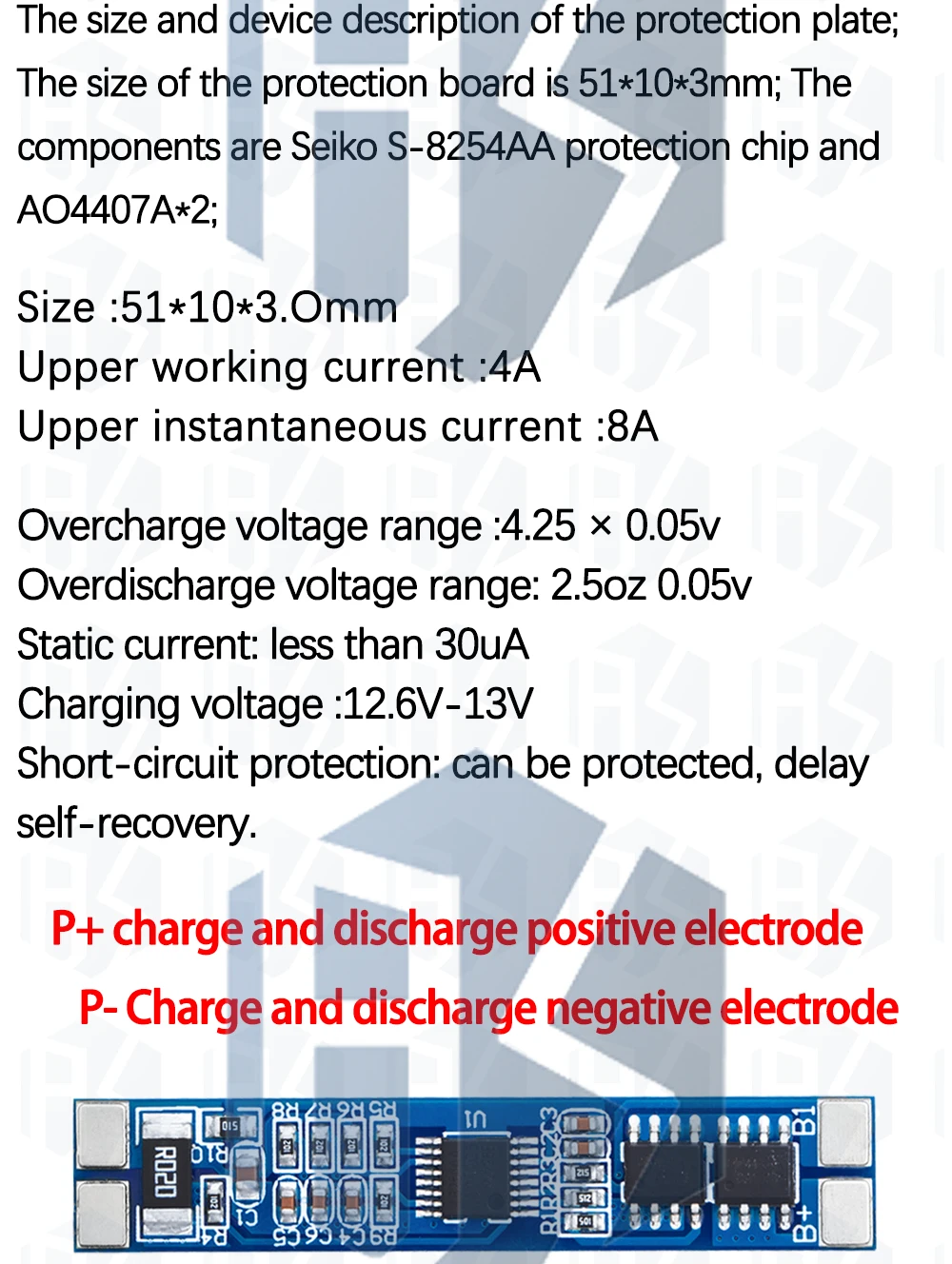 1 ~ 20PCS EGBO 3S 12V 8A Li-Ion 18650 Lithium-Batterie Ladegerät Schutz Bord 11,1 V 12,6 V 10A BMS Ladegerät Schutz Bord – Detail 28