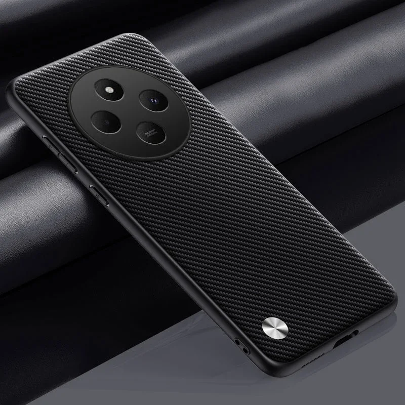 Premium Plain PU Leather Matte Silicone Protective Case with Soft Frame Cover Bumper