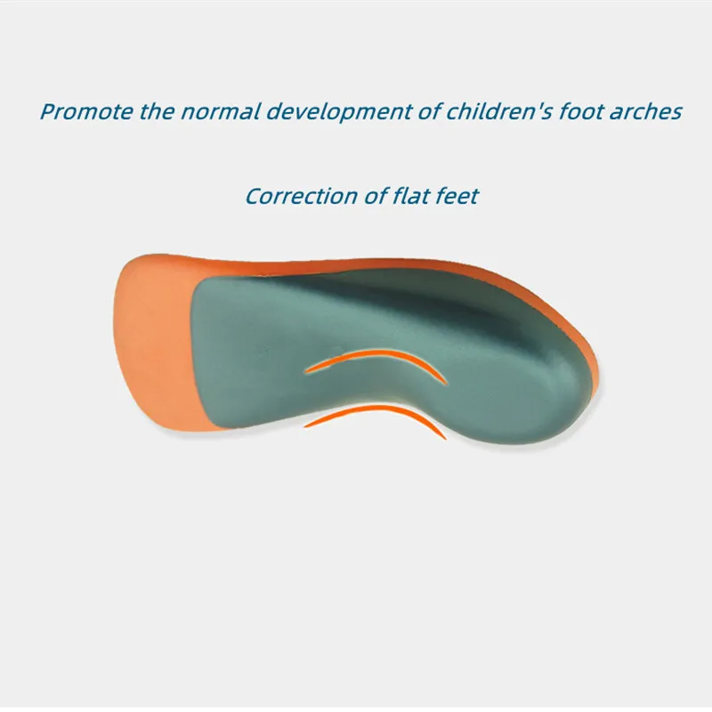 Orthopedic Insole Child Flat Foot Arch Support Orthopedic Pads Correction Health Feet Care shoes Care Kit For Kids Sneakers