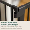 2 Pack 29.7-51.5 Inch Extra Wide Door Easy Walk Through Home Dog Door Automatic Closing Safety Pet Door for Stairs Black 4