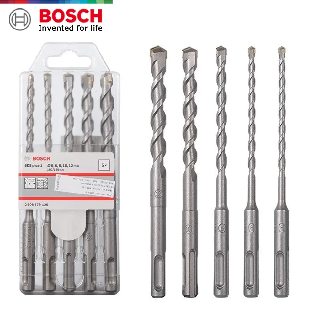 5-10 pièces/lot Bosch SDS Plus 1X 5X série marteau foret ensembles pour maçonnerie béton diamètre 6/8/10/12/mm marteau perforateur 1 5-10 pièces/lot Bosch SDS Plus 1X 5X série marteau foret ensembles pour maçonnerie béton diamètre 6/8/10/12/mm marteau perforateur 1
