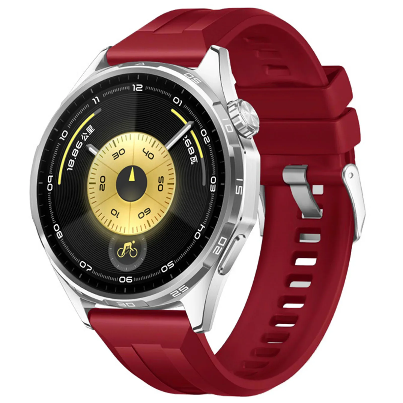 Official 22mm Silicone Sports Watch Strap - Enhanced Comfort and Style