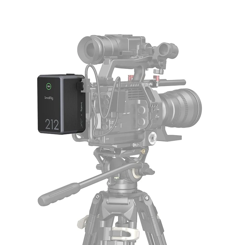 Camera batteries SmallRig VB212 Mini V-Mount Battery 140W 212Wh Fast Charging High-Capacity Type-C/D-TAP Input/Output For Phone Cameras 4293