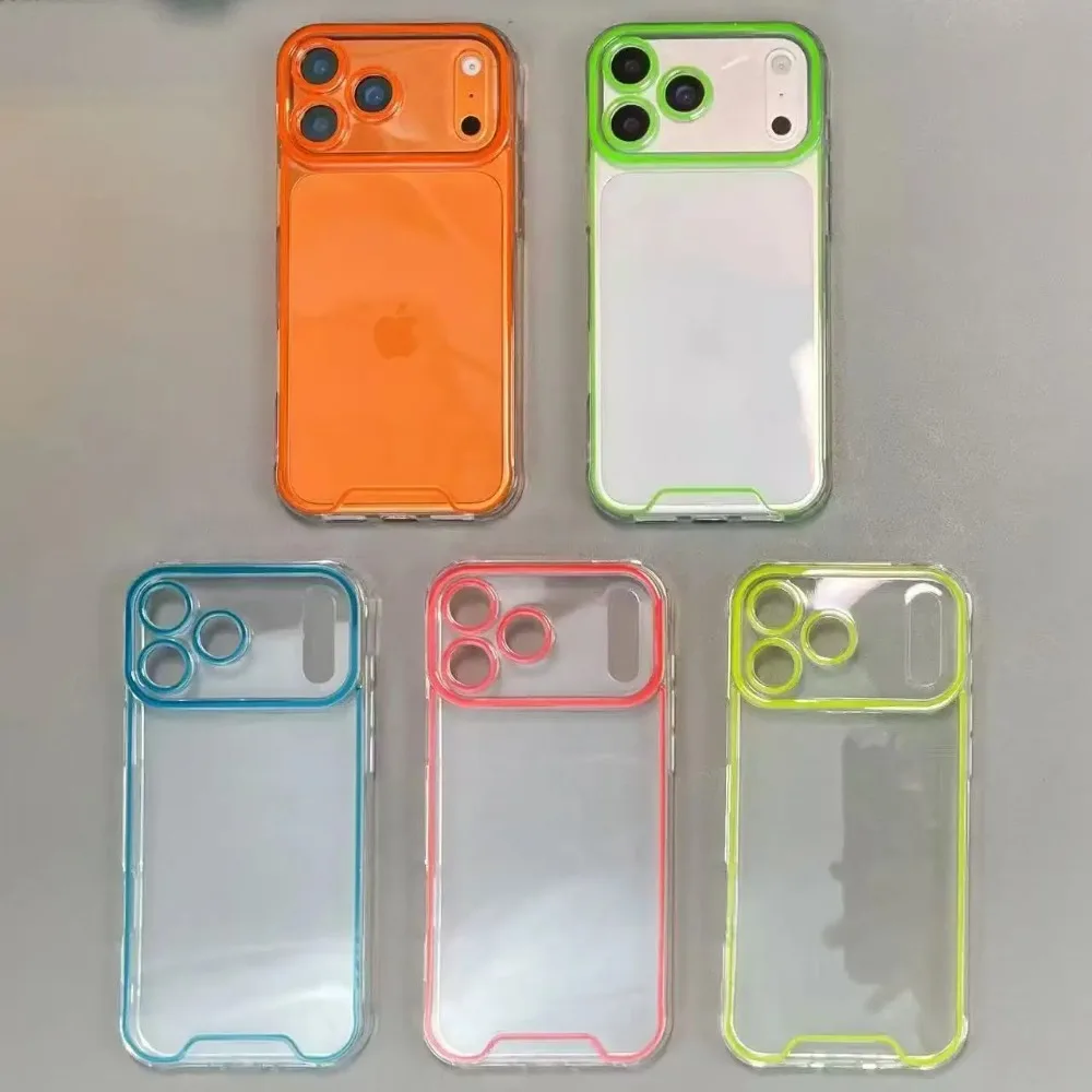 Luminous Clear Silicone Shockproof Phone Case with Night Lighting Feature