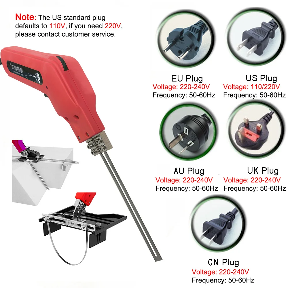 Electric Foam Cutter Polystyrene Styrofoam Knife Hot Wire Foam Cutting  Knife Portable Styrofoam Cutting Tools Styrofoam Cutting