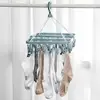 Drying Clip Swivel Hangers For Clothes With Clips Wind-Proof Swivel Hangers For Clothes Lingerie Socks 2