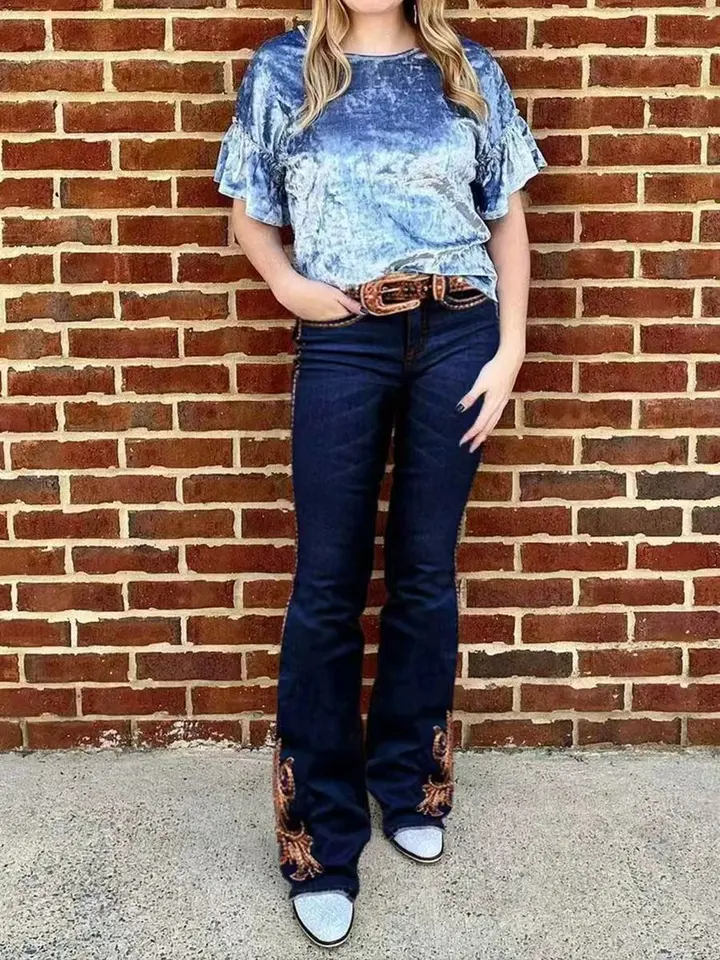 Women's Retro Flared Slimming Skinny Jeans