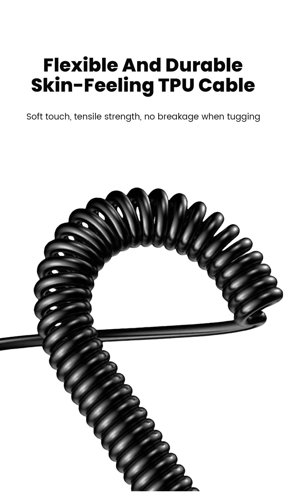 66W Car Spring Cable Fast Charging 6A 20CM To 1M Type C To Type C Data Cord For iPhone 15 16 Samsung Huawei Xiaomi USB C Cable