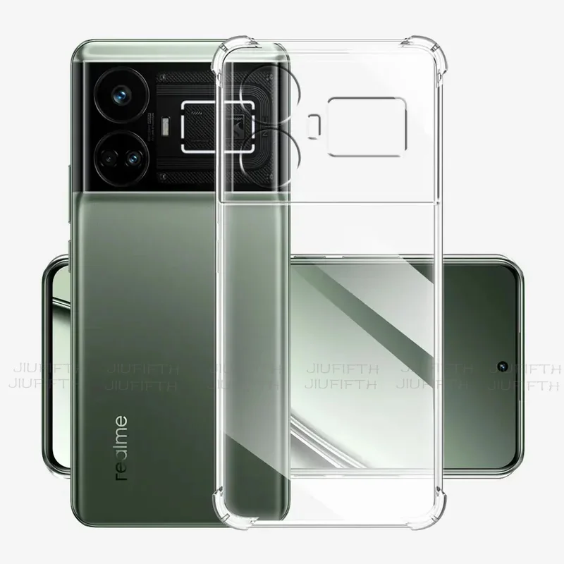 Shockproof Clear Soft Silicone Phone Case - Protective Back Cover Coque