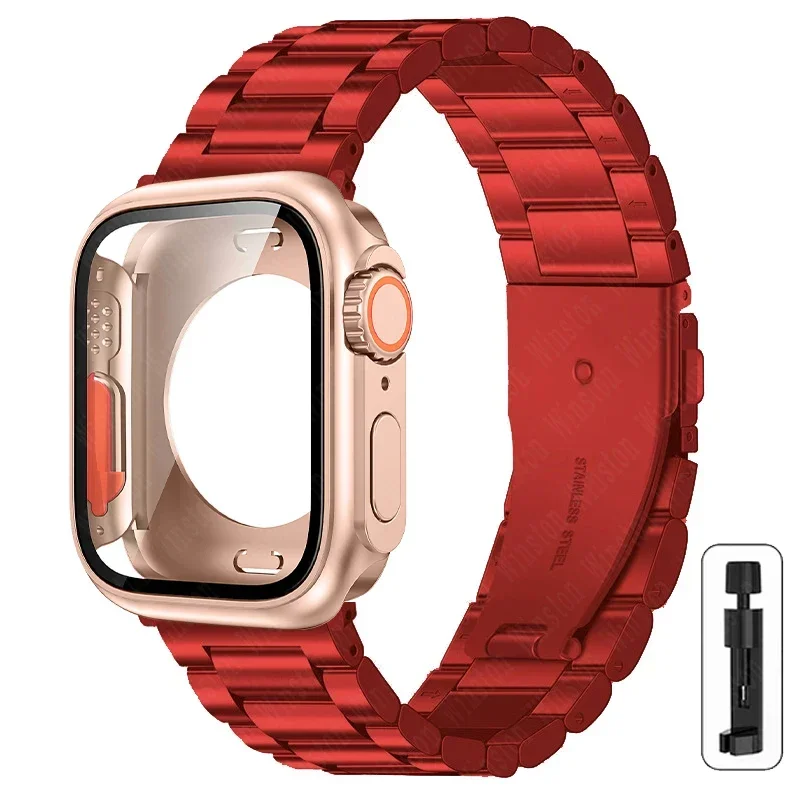ตัวเลือกสินค้า Ultra Case สุดทนสำหรับ Apple Watch 44-46 มม. สายสแตนเลส