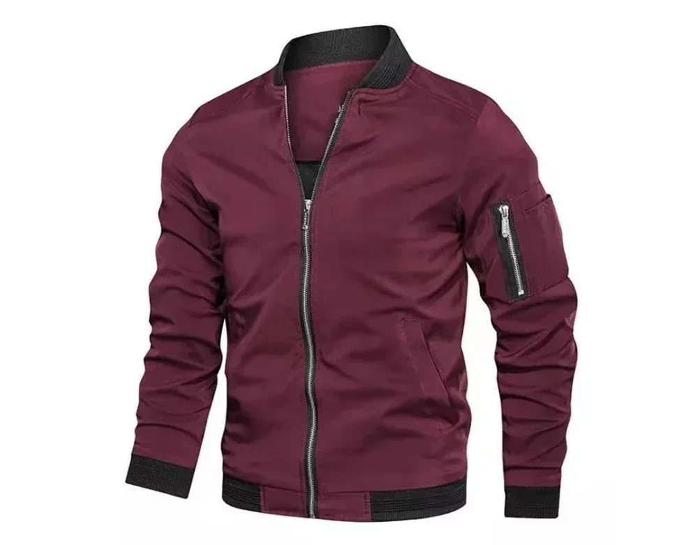 FEELMUST Bomber Jacket Side View