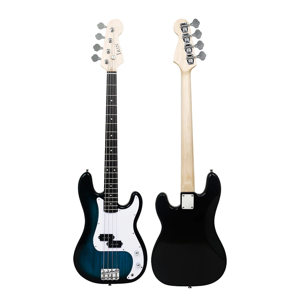 4 Strings Electric Bass Guitar 20 Frets Basswood Body Maple Neck With 3M Cable Accessories electric bass guitar