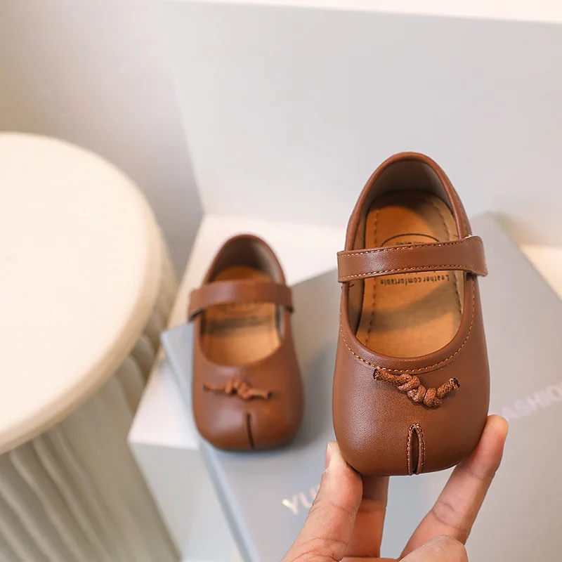 Children Leather Shoes Baby Soft Sole Toddler Shoes Girls Fashion Solid Princess Single Size 15-30