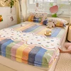 Soft Warm Snowflake Velvet Plush Fitted Sheet Elastic Mattress Cover Fluffy Coral Fleece Bed Linen Winter Couple Customized size 1