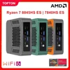 Topton Solid Mini PC Gamer AMD Ryzen 7 8845HS ES USB4.0 Dual LAN 2xDDR5 PCIe4.0 Windows 11 Pro NUC Pocket Mini Computer WiFi6 1
