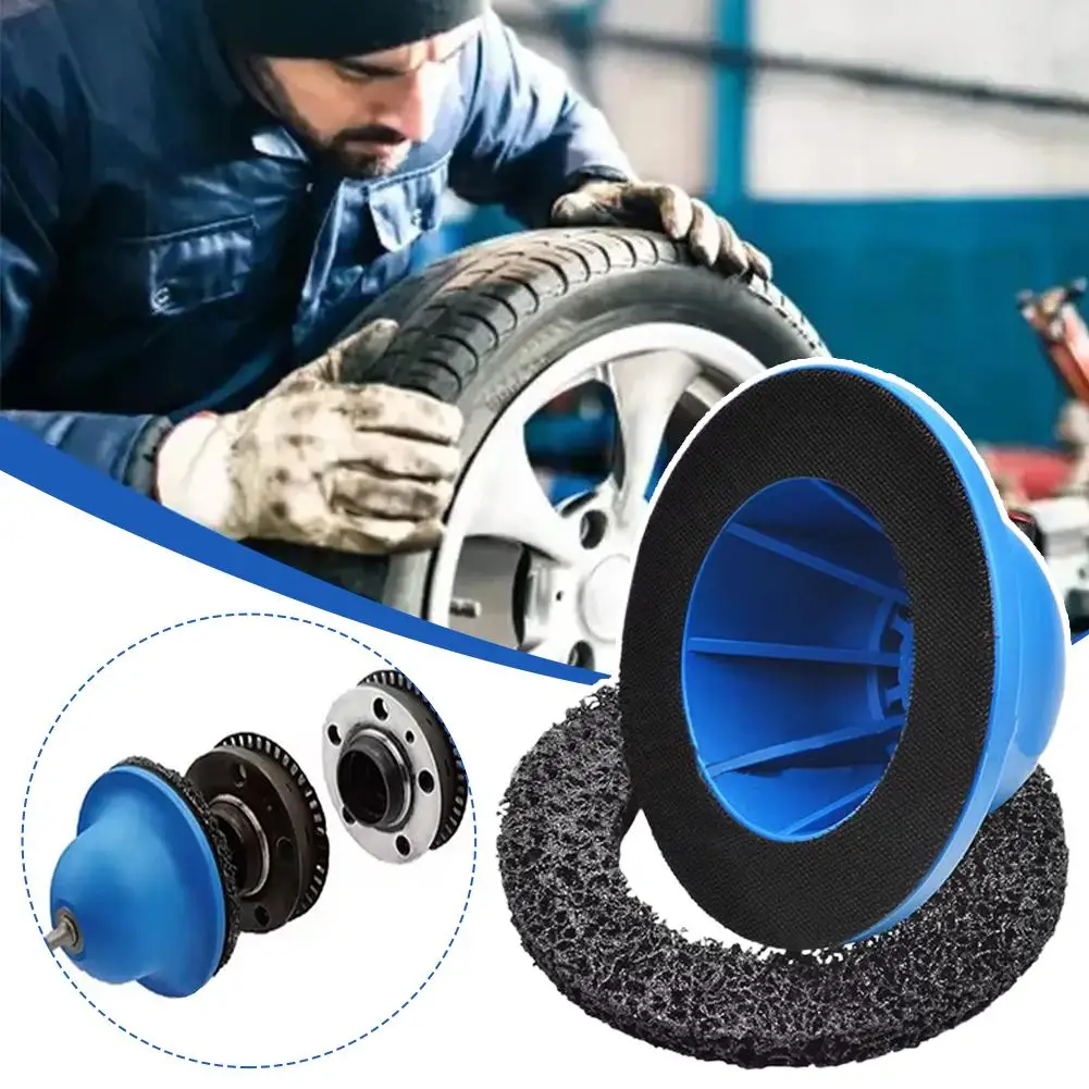 Plastic Wheel Hub Grinder Cleaning Tool for Car Maintenance