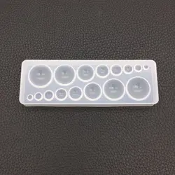 Transparent Silicone Sphere Mold for DIY Resin Crafts and Jewelry Making (Clear)