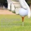 Natrual Wooden Golf Tees 100 Pack Biodegradable Bamboo Golf Tees,More Sturdy and Stable Premium Bamboo Golf Tees 5