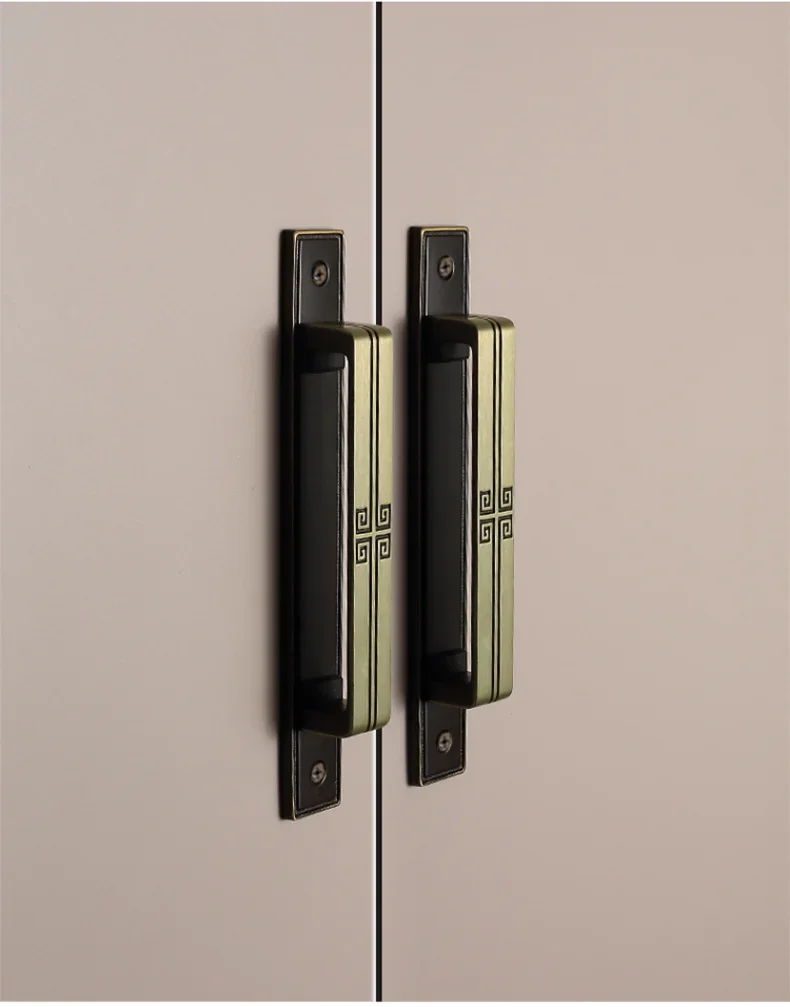 Description Picture 6 of itemNew Chinese Style Cabinet Pulls Zinc Alloy Furniture Handles Thickened Window and Drawer Knods Kitchen Cupboard Handles Hardware