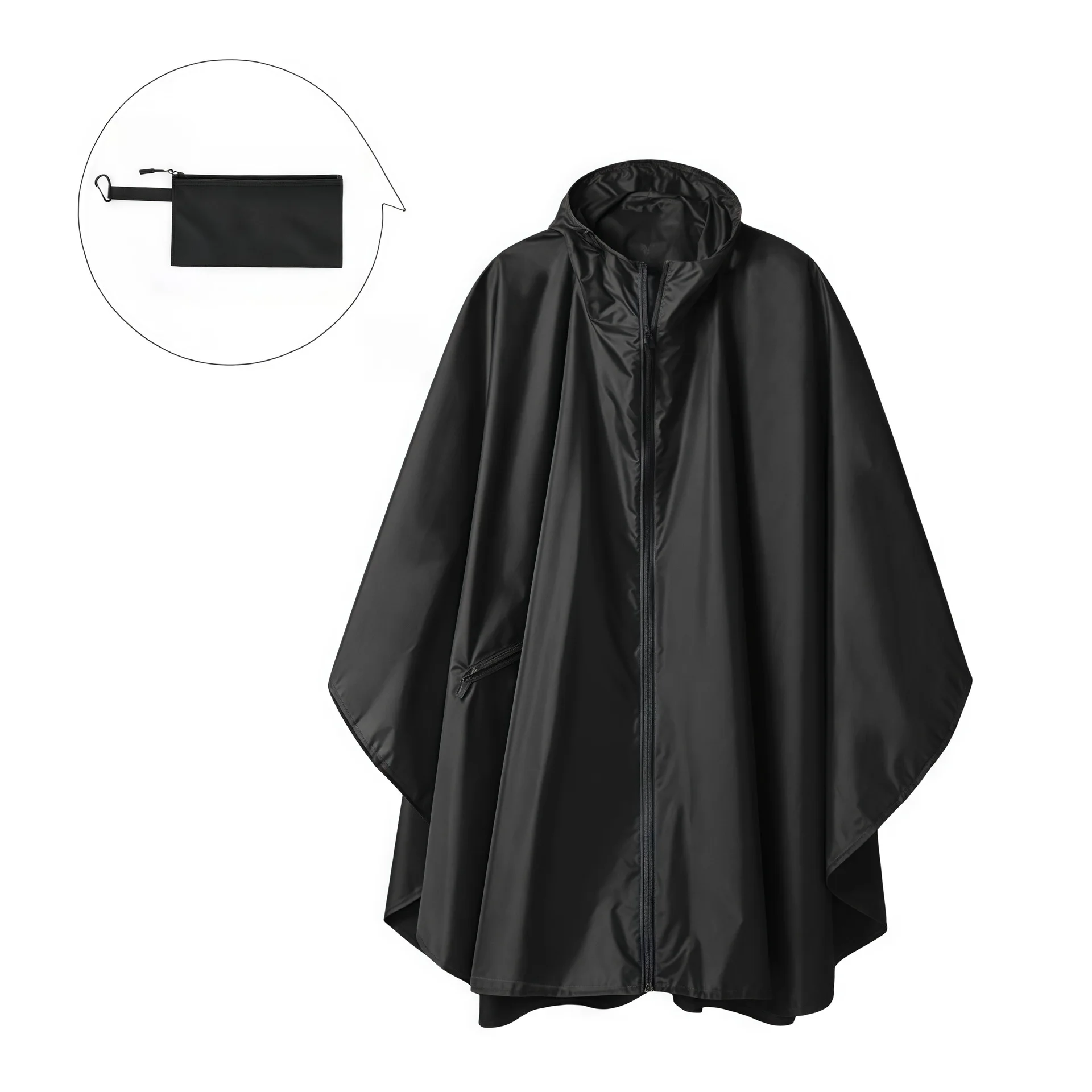 Women's Lightweight Breathable Waterproof Poncho