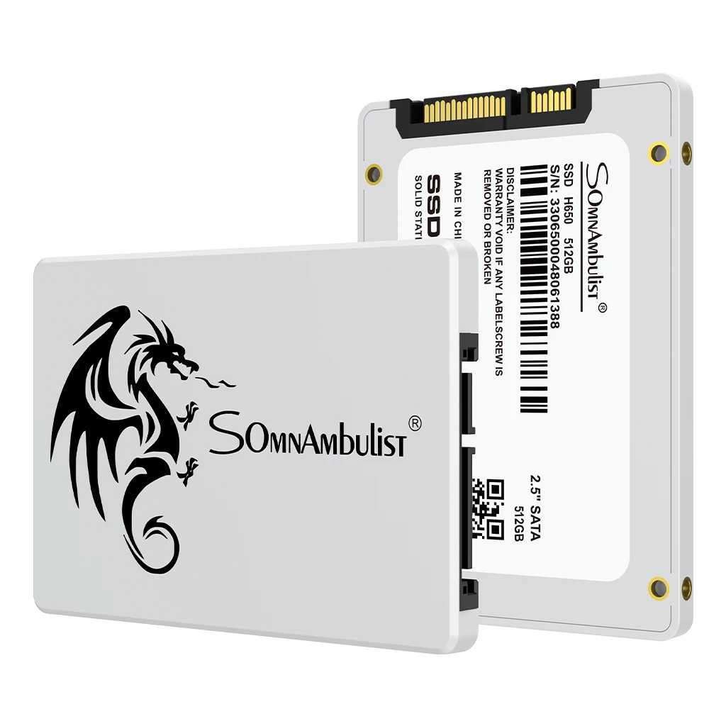 SomnAmbulist SSD 2.5 64GB 128GB 256GB 512GB 1TB for Laptop Desktop