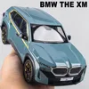 1:24 Alloy BMW XM Toys Cars Diecast Models Sound Light 6 Doors Opend Miniature Car Pull Back Vehicles for Boy's Birthday Gifts 1