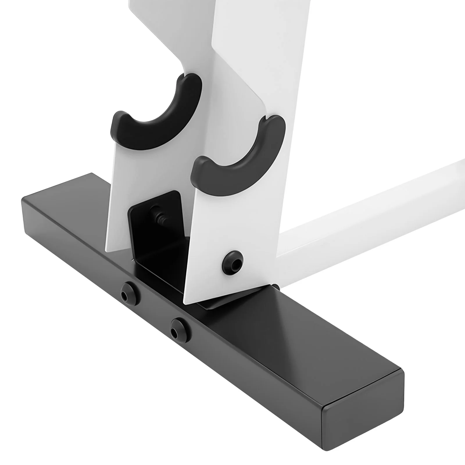Nur A-Rahmen-Hantelständer, 5 Etagen, Stahlgewicht, Hantelständer, 220,46 lbs, Gewichtshalter für Heim-Fitnessstudio, 13,39 x 12,6 x 25,59 Zoll – Detail 7