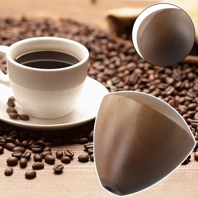 High quality Grinder Handle Head Uses Smooth Walnut Wood Designed for Easy Use Compatible With Many Manual Coffee Grinders 6