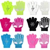 Figure Skating Gloves Non Slip Warm Hand Protector Stretchy Knitted Full Finger Glove Children Adult Skating Gloves Random Style 3