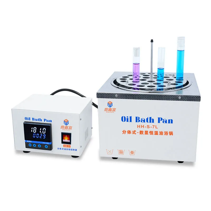 실험실 디지털 디스플레이 일정 온도 단일 구멍 오일 욕조 냄비, 시간 설정 가능